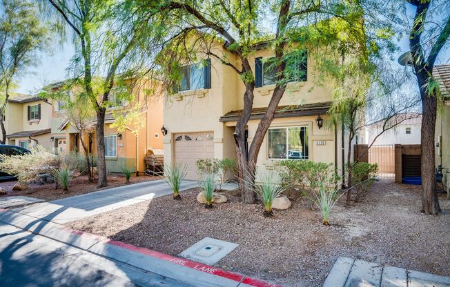 Very nice kept two-story 3 bedroom 2 bath house in a small gated community on the east side