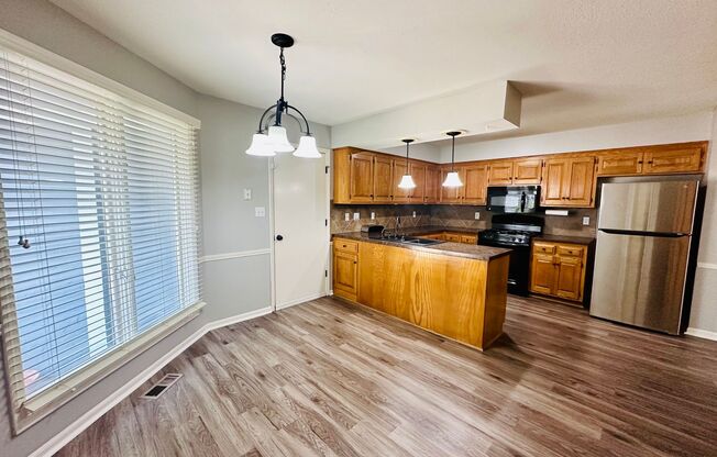 {10709}  Spacious Overland Park Duplex + Two Car Garage + Finished Basement