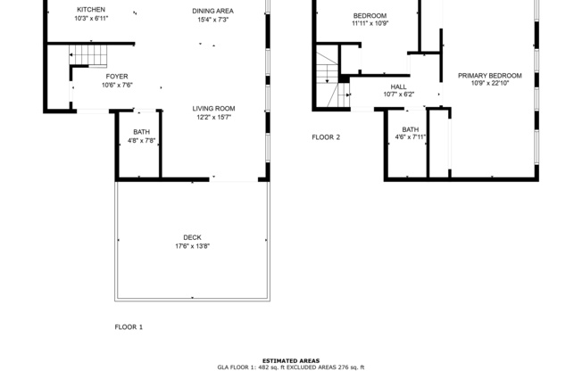 2 beds, 2 baths, 1,275 sqft, $6,000, Unit 6