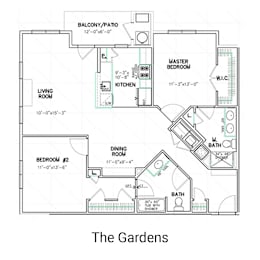 2 beds, 2 baths, 1,270 sqft, $2,290
