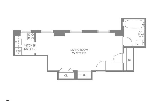 Studio, 1 bath, $3,250, Unit 815