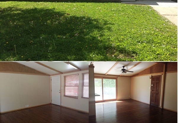 3BD/1Ba 1 car garage single family home for rent $at 1280 in KCMO 64119