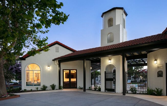 Exterior building entry at Laurel Creek, Fairfield, CA, 94533