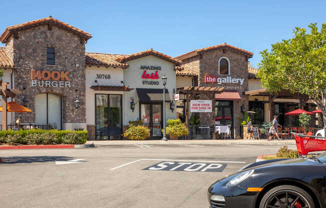 A quick drive to your favorite retailers at the Shoppes at Westlake Village.