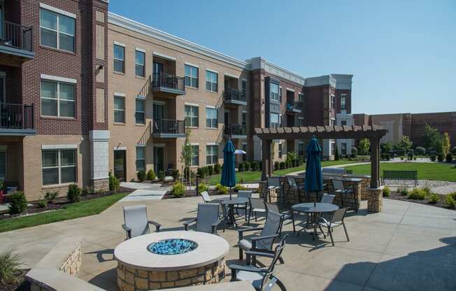 Fire Pit at The Grandstone, Mason, OH