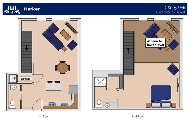 1 bed, 1 bath, 1,404 sqft, $1,765, Unit 303