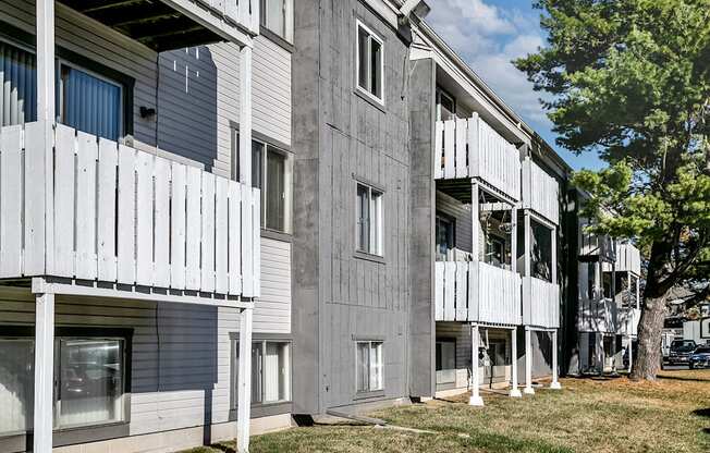 Property Exterior at Old Mill Apartments in Omaha, NE