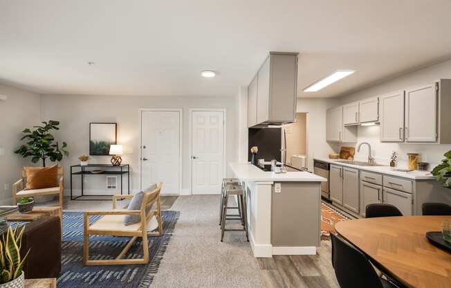 kitchen and dining room at Canyon Creek, Oregon, 97070