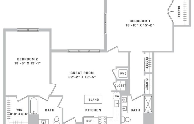 2 beds, 2 baths, 1,272 sqft, $3,795, Unit 26-450