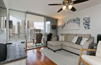 Available now! Fully furnished - Oceanview - Beautiful 2bedroom condo in Waikiki