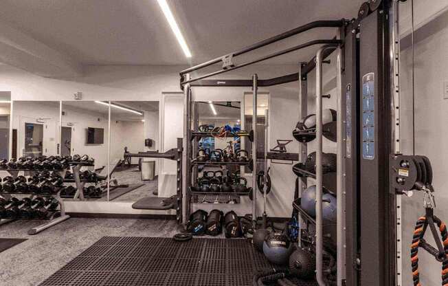 gym at The Flats at Riverwoods, Utah, 84604
