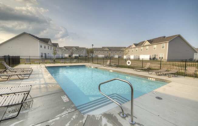 Pool Deck at Townhomes at Pleasant Meadows, Lancaster, NY 14086