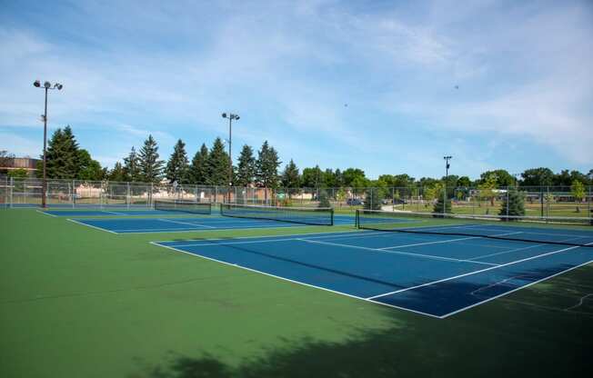 Bass Lake Crossing New Hope Neighborhood  tennis