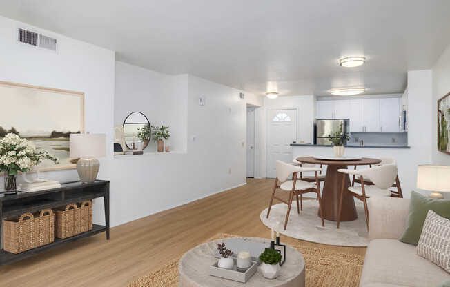 Living Room with Hard Surface Flooring