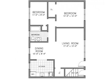 2 beds, 1 bath, $2,435