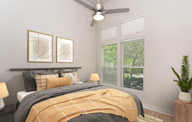 Bedroom with Hard Surface Flooring