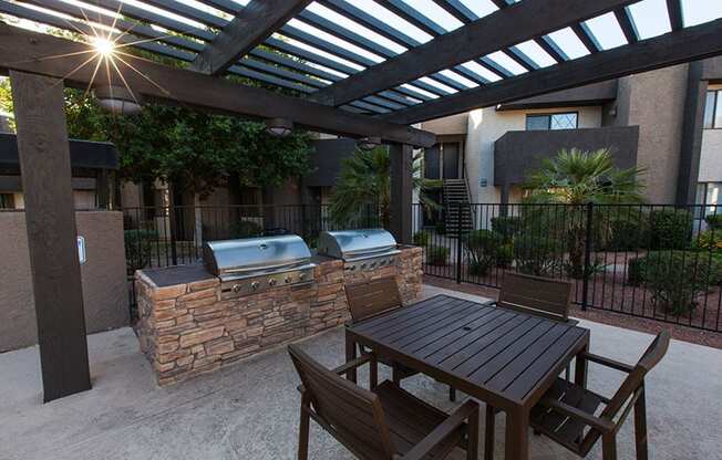 Grill Area at La Costa at Dobson Ranch