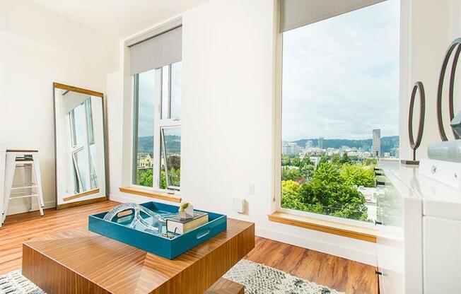 Interiors at Lower Burnside Lofts, Portland, Oregon