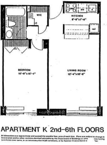 1 bed, 1 bath, 650 sqft, $5,750, Unit 2K