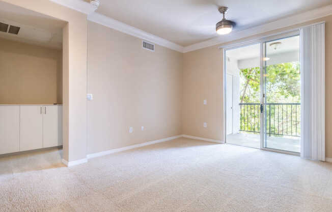 Carpeted Living Room