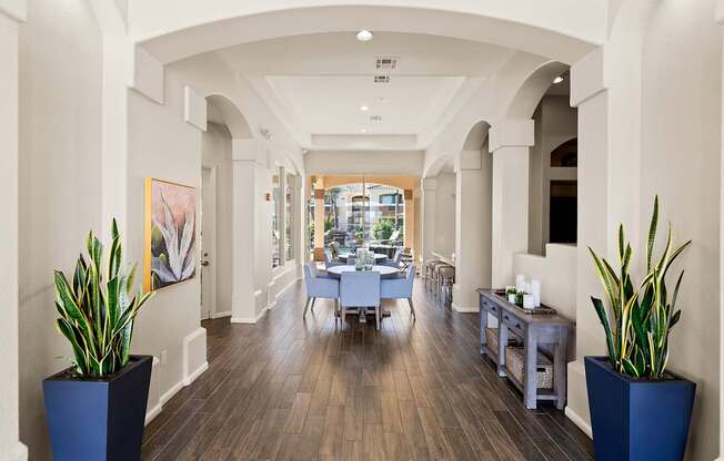 Social areas in clubhouse - Arrowhead Landing Apartments