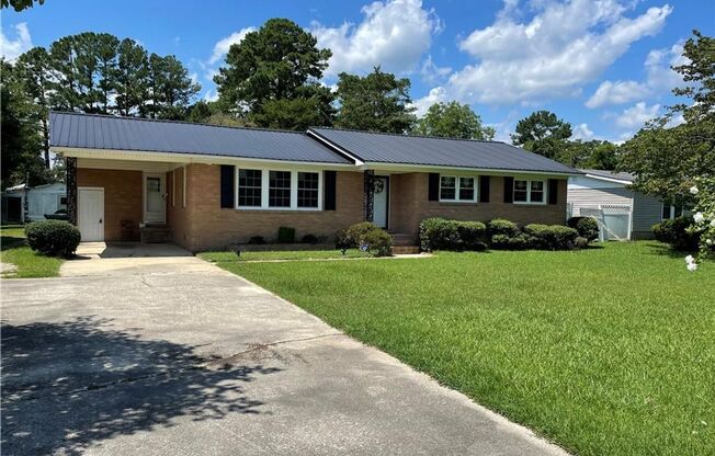 3-Bedroom 1.5-bath brick home