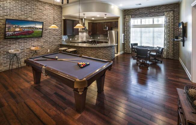 Resident Lounge with Kitchen and Billiards