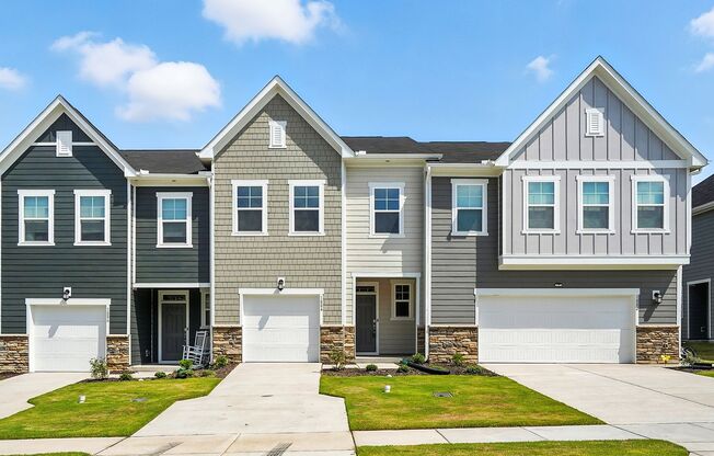 BRAND NEW TOWNHOME Available now, Depot 499 Apex!