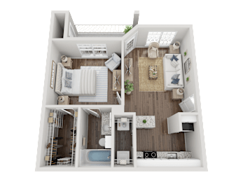 1 bed, 1 bath, 652 sqft, $1,275
