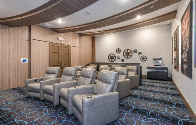 Theater Room at Centre Pointe Apartments in Melbourne, FL