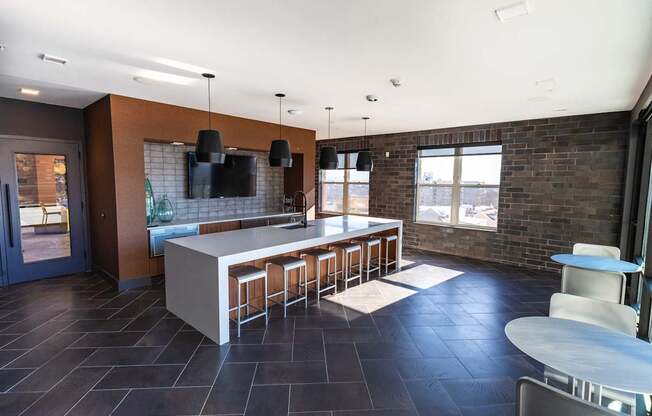 Clubhouse Kitchen at Center Square Lofts West, Allentown, PA