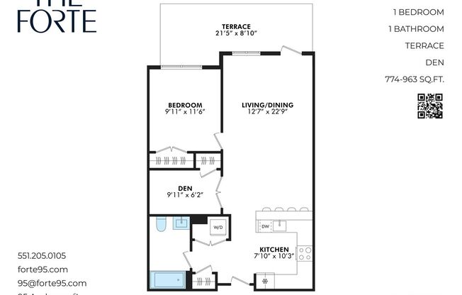 1 bed, 1 bath, 887 sqft, $3,649, Unit APT. 339