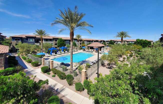 Aerial Pool View at The Paramount by Picerne, Las Vegas, 89123