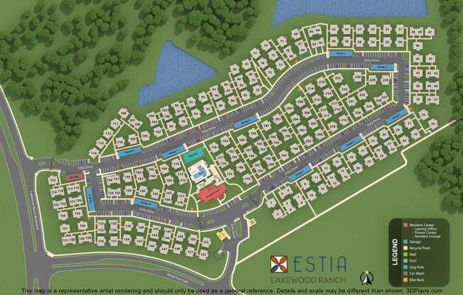 site map of Estia