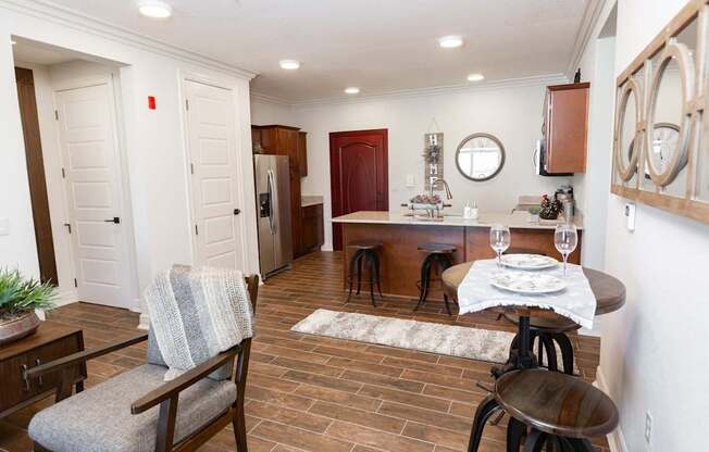 Dining And Kitchen View at Carson Street Towers, Overland Park