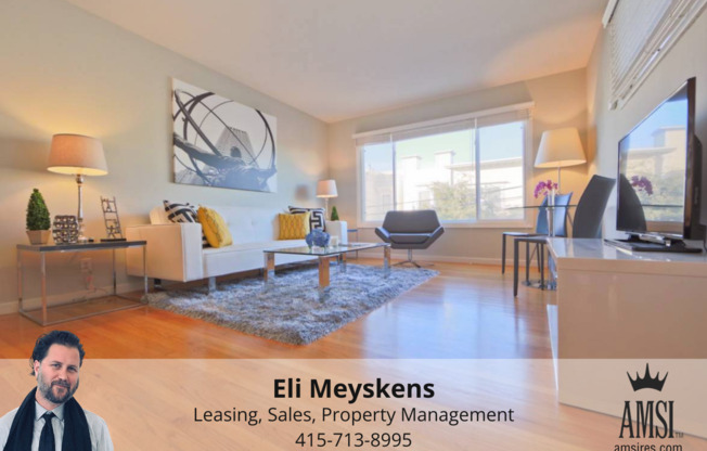 Come see this Noe hill Gem! Beautifully furnished & updated apartment in an amazing location