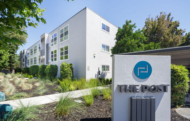 community exterior signage at THE POST Apartments, PLEASANT HILL , CA