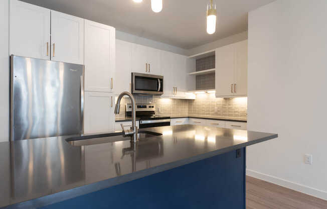 Kitchen with Stainless Steel Appliances