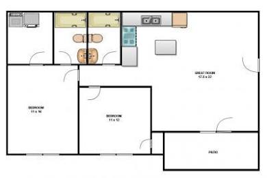 2 beds, 2 baths, 985 sqft, $1,198