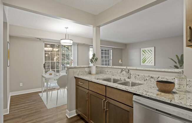 Mallard Ridge Apartments in Maple Grove Kitchen and Breakfast Bar