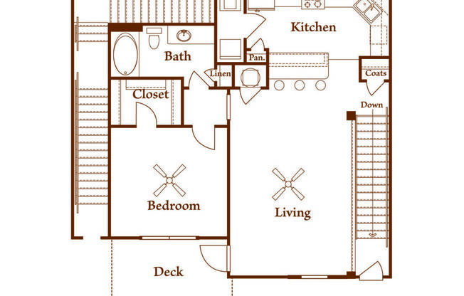 1 bed, 1 bath, 888 sqft, $1,635