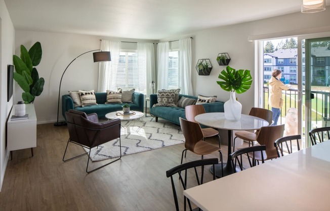 two bedroom light finished apartment