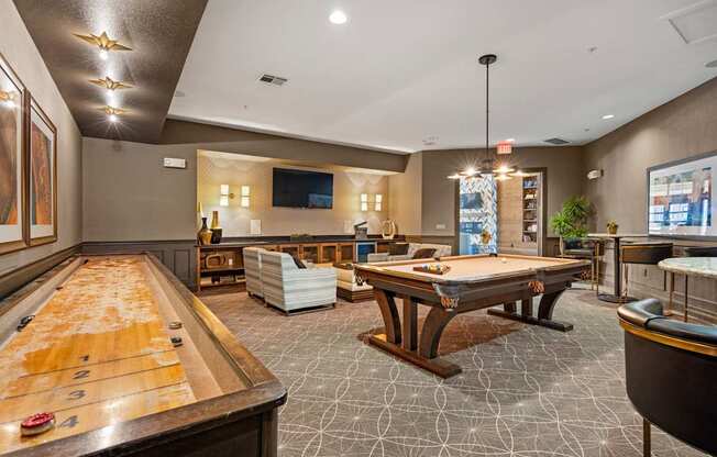 Game Room at Bridge at Southpark Meadows, Austin, Texas