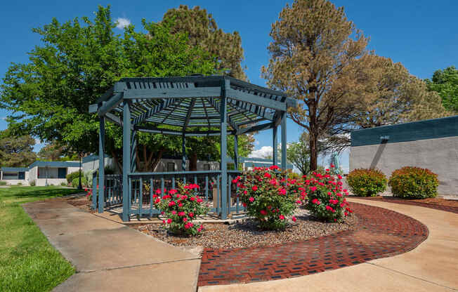 Gazebo at Blue Agave Villas Apartments