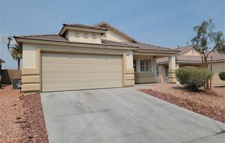 NLV SINGLE STORY WITH GORGEOUS TILE FLOORING THRU-OUT LIVING AREAS!