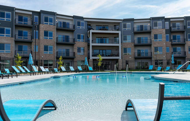 Sparkling Pool at Sterling Prairie Trail North in Ankeny, IA