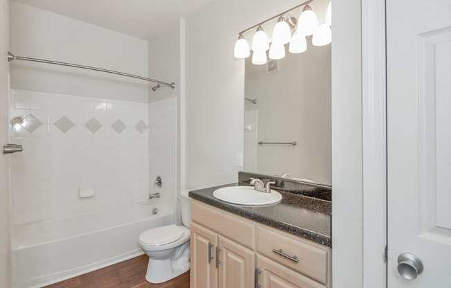 Unfurnished Bathroom at Ultris Courthouse Square Apartment Homes in Stafford, Virginia, VA