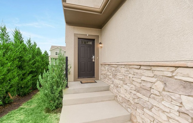 Backyard at Prairie Pines Townhomes, Shawnee, KS, 66226