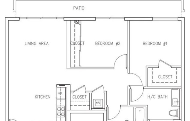 2 beds, 2 baths, 1,030 sqft, $4,250, Unit 10534 - 106
