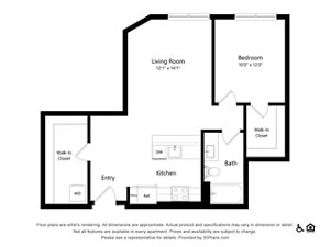 1 bed, 1 bath, 758 sqft, $2,886